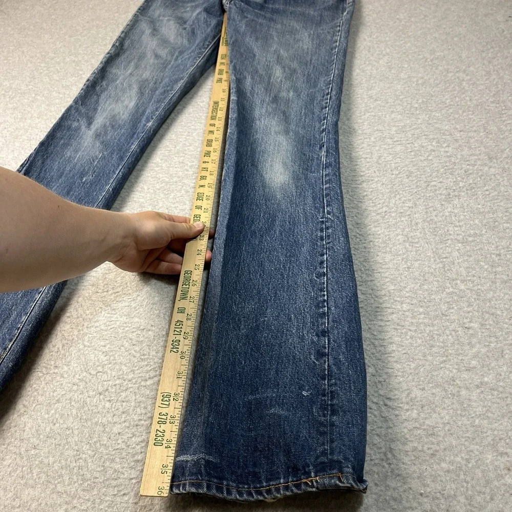 Vintage Levis Jeans Mens 31x26 Blue 517 Bootcut Western Cowboy 70s Talon Denim